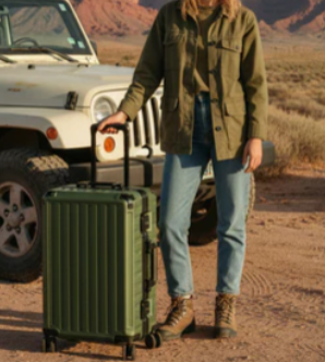 Bigger Aluminum Frame Suitcase